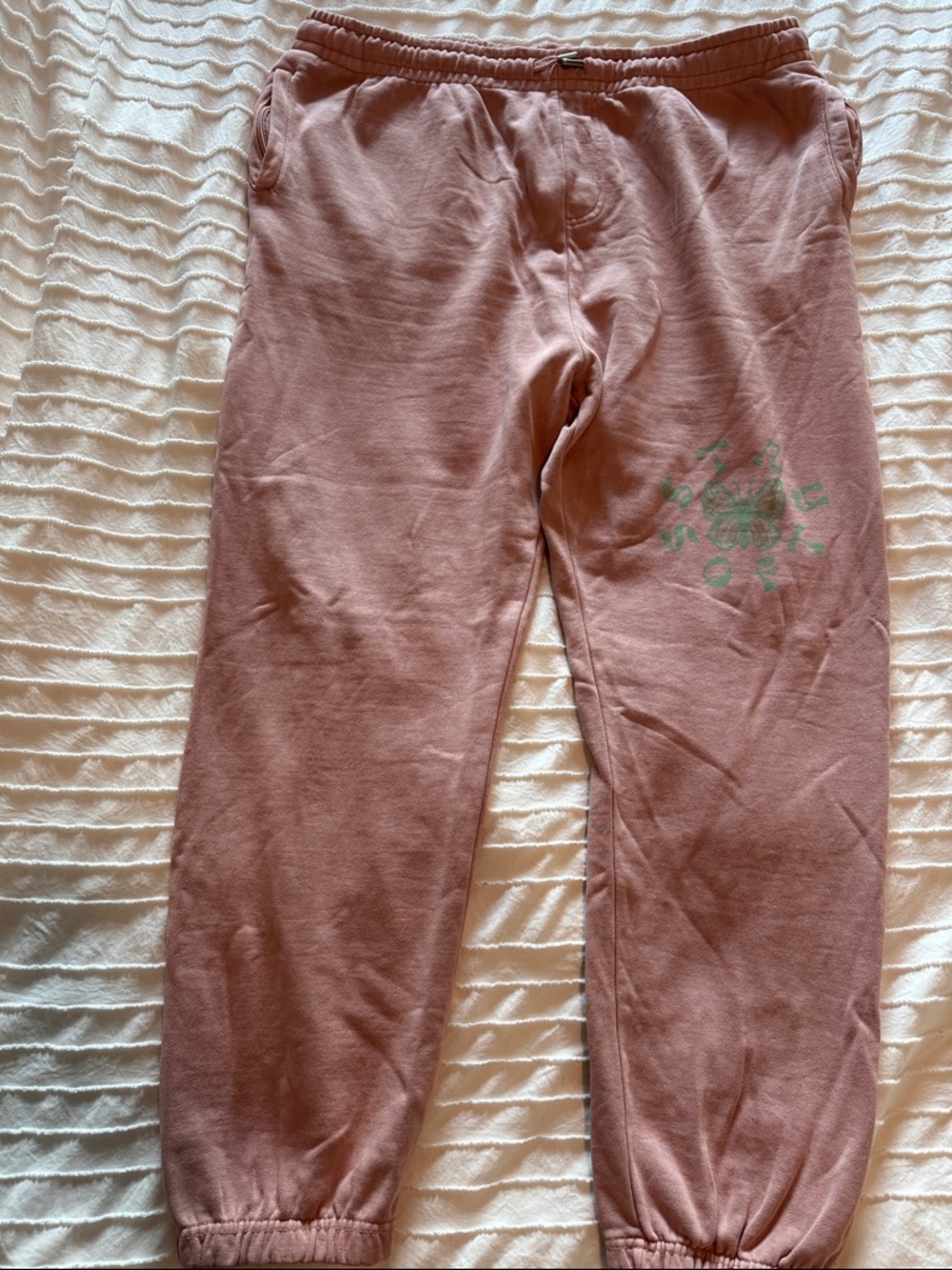 Salt + Sorcery “STAY SOFT” Dusty Rose Sweatpants